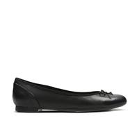 Clarks Women's Couture Bloom Ballet flat, Black Leather, 3.5 UK