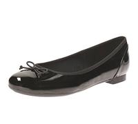 Clarks Women's Couture Bloom Ballet Flats, Black Black Patent, 6 UK