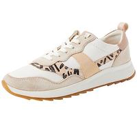 Clarks Women's DashLite Jazz Sneaker, White Interest, 4 UK