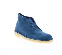 Clarks Women's Desert Chukka Boot, Deep Blue Suede 1, 10