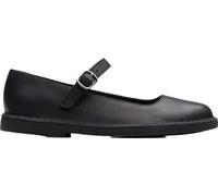 Clarks - Womens Desert Jane Shoes, Color Black Leather, Size: 5.5 UK