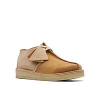 Clarks Women's Desert Trek Oxford, Light Tan Combi, 9.5