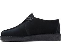 Clarks - Womens Desert Trek Shoes, Color Black Suede, Size: 5.5 UK