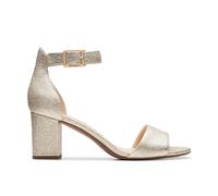 Clarks Womens Deva Mae Pump, Gold, 5 UK