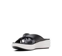 Clarks Women's Drift Ave Flat Sandals, black, 38 EU Schmal