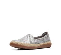 Clarks Women's Elaina Ruby Loafer, Pewter, 6 UK