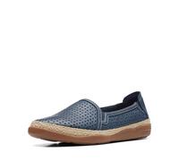 Clarks - Womens Elaina Ruby Shoes, Color Navy Leather, Size: 7 UK