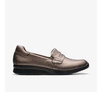Clarks Womens Ellowyn Penny Bronze Metallic Shoes - Size UK 4