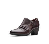 Clarks - Womens Emily 2 Braley Shoes, Color Dark Brown, Size: 9.5 UK Wide