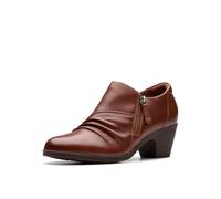 Clarks - Womens Emily 2 Braley Shoes, Color Tan Leathe, Size: 5 UK