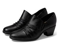Clarks - Womens Emily 2 Cove Shoes, Color Black Leather, Size: 3.5 UK