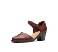 Clarks Women's Emily 2 Ketra Pump, British Tan Leather, 5 UK