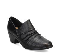 Clarks Women's Emily2 Cove Pump, Black Leather, 6 UK