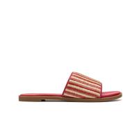 Clarks Women's Erisia Strap Pink Interest Flat Sandals, Sliders | Size: 5/Standard Fit