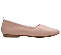 Clarks for woman. 26181226 Fawna Soft pink leather ballerina pumps (38.5), Flat, None, Casual