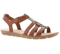 Clarks Blake Jewel Womens Flat Sandals Tan, Brown, 7.5