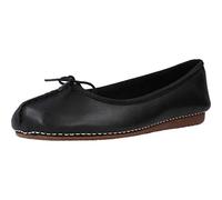 Clarks Originals Women's Ballet Flats Freckle Ice Black Leather UK 4