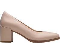 Clarks - Womens Freva55 Court Shoes, Color Sand Leather, Size: 6.5 UK Wide