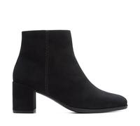 Clarks Women's Freva55 Zip Chukka Boot, Black, 5.5 UK