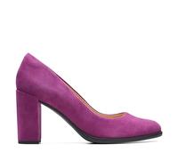 Clarks Women's Freva85 Court Pump, Purple, 6 UK