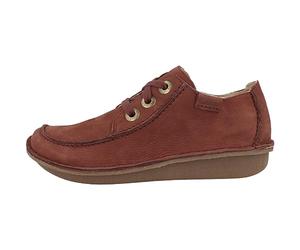 Clarks Women's Funny Dream Mary Jane Flat, Chestnut Nubuck, 3.5 UK