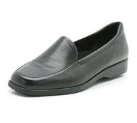 Clarks Womens Georgia Loafer Black Leather Slip Ons