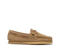 Clarks Womens Godney Boat Maple Suede Slip Ons,Boat Shoes