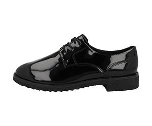 Clarks Women's Griffin Lane Derbys, Black, 4 UK