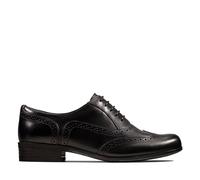 Clarks Womens Hamble Oak Derbys, Black Leather Dark, 5.5 UK