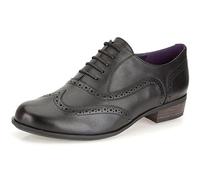 Clarks Womens Hamble Oak Derbys, Black Leather Dark, 5.5 UK
