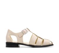 Clarks Hana Sun Leather Women's Flats Sandals - Off White - Size:UK 4.5
