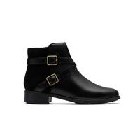 Clarks Women's Havisham Bay Black Leather Ankle Boots | Size: 5-Standard Fit Clarks Black 5-Standard Fit