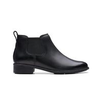 Clarks Women's Havisham Top Chelsea Boot, Black Leather, 5.5 UK