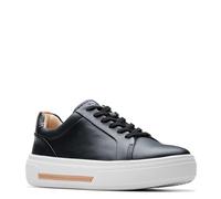 Clarks - Womens Hollyhock Walk Shoes, Color Black Leather, Size: 5 UK