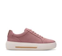 Clarks Women's Hollyhock Walk Sneaker, Mauve Nubuck, 3.5 UK