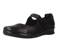 Clarks Women's Hope Henley Loafers, Black Black Leather, 4.5 UK