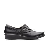 Clarks Womens Hope Roxanne Black Slip Ons
