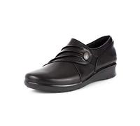 Clarks Women's Hope Roxanne Loafers, Black, 5.5 UK