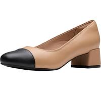 Clarks Womens Iridessa May, Beige Leather, 5.5