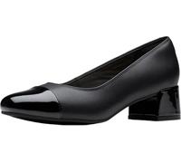 Clarks Womens Iridessa May, Black Leather, 5.5