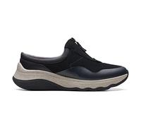 Clarks Women's Jaunt Way Sneaker, Black, 6 UK
