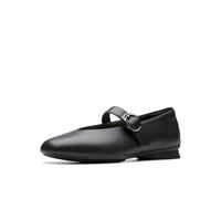 Clarks Women's Jazmynn Iris Mary Jane Flat, Black Leather, 6 UK