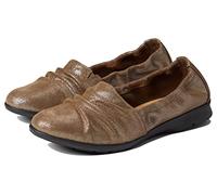 Clarks Womens Collection Ballet Flat, Pewter Met, 11 Wide