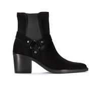 Clarks Women's Jesse Buckle Black Suede Ankle Boots | Size: 7-Standard Fit Clarks Black 7-Standard Fit