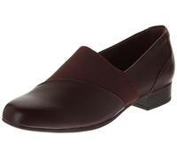 Clarks Women's Juliet Gem Loafer, Burgundy Leather, 6.5 UK