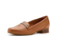 Clarks Women's Juliet Mia, Tan Leather, 7 Narrow