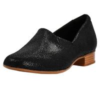 Clarks Women's Juliet Palm Loafer, Black Leather, 3.5 UK