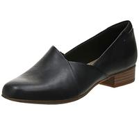 Clarks Women's Juliet Palm Loafer, Black Leather, 8.5 UK