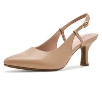 Clarks Womens Kacelyn Sling | Buckle Workwear Court Shoe, Leather