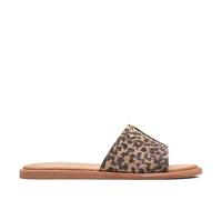 Clarks Women's Karsea Mule Slide Sandal, Leopard pattern, 4.5 UK